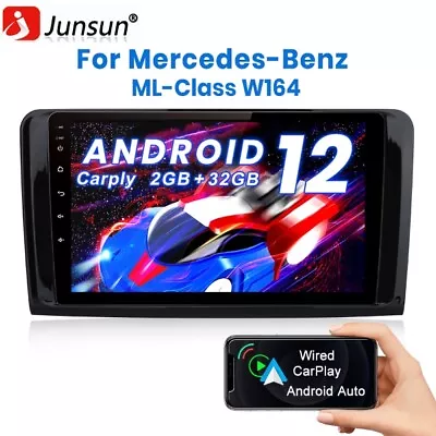 For Mercedes Benz W164 GL320 ML350 X164 Android Car Radio GPS Sat Navi DAB+ Cam • £139.49