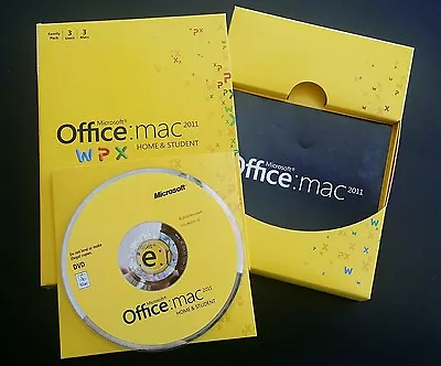 Microsoft Office For Mac Home And Student 2011 (3 Computer/s) • $199.99