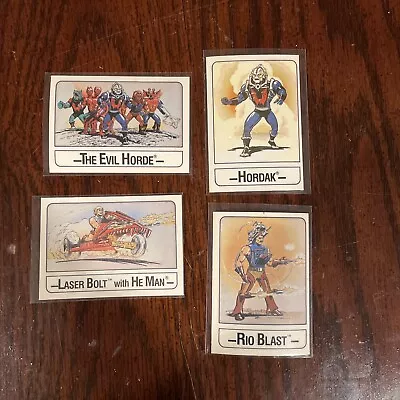 Masters Of The Universe Wonder Bread Trading Card Lot Of  4 - 1986 MOTU • $4