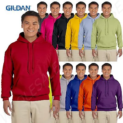 Gildan Mens Hoodie Heavy Blend Pullover Hooded Sweatshirt S-5XL 18500 • $12.72