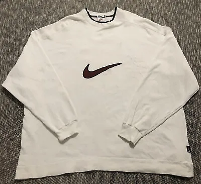Vintage Nike Sweatshirt Made In USA XXL Center Check • $49.99