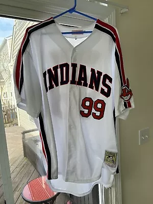 1989 Major League Cleveland Indians Rick Vaughn 99 Wild Thing Movie Jersey • $40