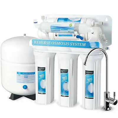 6 Stage Advanced Reverse Osmosis Drinking Water System Add Alkaline Filter 75GPD • $135.99