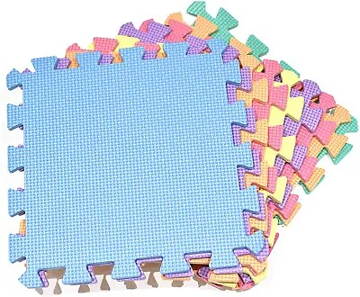 £8.95 • Buy Kids Soft EVA Play Mat Baby Multicolour Interlocking Foam Mat Puzzle Jigsaw