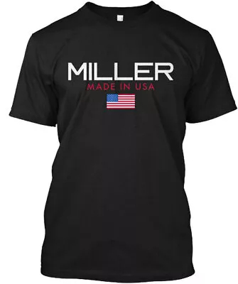 Miller Made In Usa T-Shirt Made In The USA Size S To 5XL • $21.99
