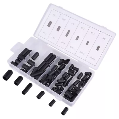 80pc Rubber Carburetor & Vacuum Cap Assortment Kit 3/16  - 7/32  - 6 Types • $16.23