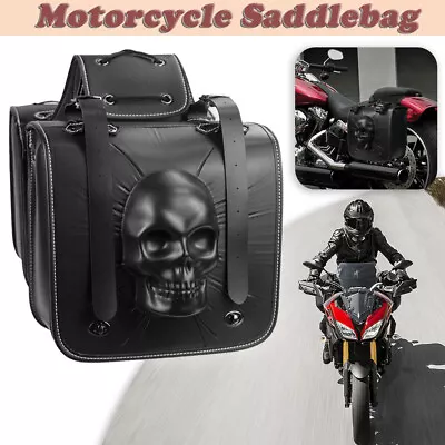 Motorcycle Bag Tool Side Bag Fit For Yamaha VMax1200 VMax1700 Leather • $52.51