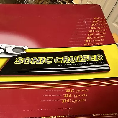 Sonic Cruiser Roller Skates Black Gray In-line New Women’s 6 U-345 Blue Stop SL • $9.99