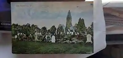£12 • Buy Antique Postcard,Cemetery,Biggleswade,Baldock,1908,Bolton,posted