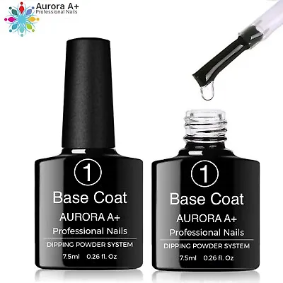 BASE COAT Dipping System Dip Nail „NO LAMP” Powder Acrylic Nails 7.5ml (Step 1) • £3.99