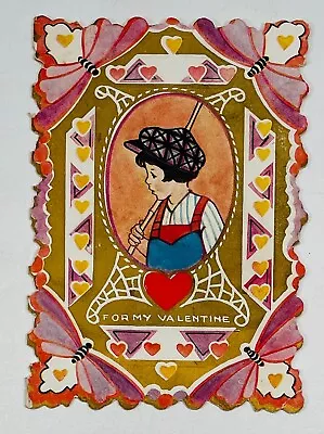 Vintage Folding Valentine Card Cane Pole • $6.99