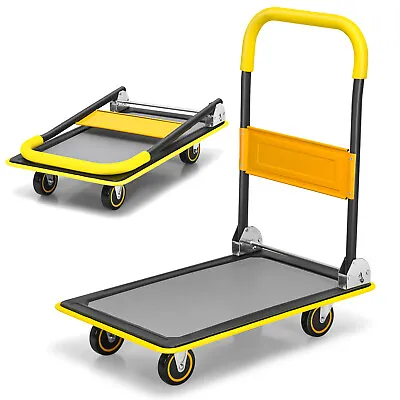 150 Kg Folding Platform Cart Dolly Push Hand Truck Moving Warehouse • $999