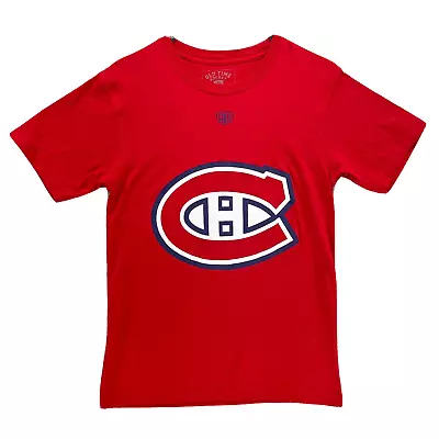 Montreal Canadiens Shirt Adult Small Red White Blue Habs Logo NHL Hockey Mens A2 • $10.84