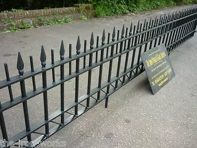 5ft X 2ft Malmesbury Wrought Iron Metal Railing Panels Made To Order Heavy • £140