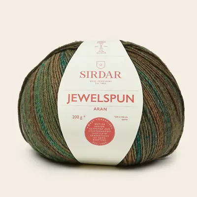 £7.80 • Buy Sirdar Jewelspun Aran 200g Knitting Yarn Knit Crochet