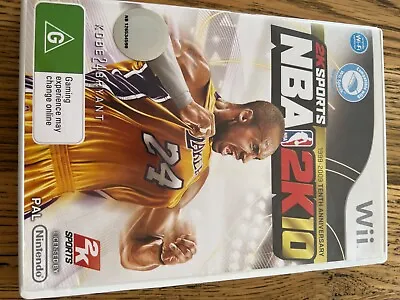 Nintendo Wii Game NBA 2K10 • $12.50