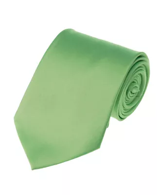 NEW! Manzini® Neckwear Men's Solid Color Extra Long XL Neck Tie! Various Colors! • $9.99