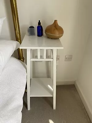 X2 White Ikea Bedside Tables  • £4.99