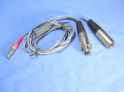 Nagra Iv-s Tc Time Code Cable Qctcu 16909 Input And Output To 3-pin Xlr • £75