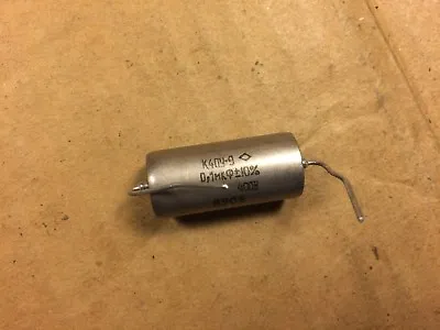 NOS Vintage Russian PIO .1 Uf 400v Capacitor K40Y-9 Oil Tone Cap TESTED (Qty) • $6
