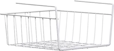 1 Under Shelf Storage Basket Rack Kitchen Cupboard Medium  - W30xH15xD26 Cm • £8.99