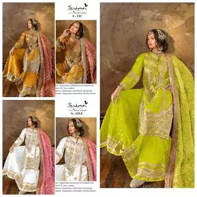 Designer Party Wear Salwar Suit Bollywood Indian Pakistani Salwar Kameez Clothes • $96.29