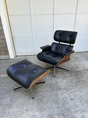 Mid Century Modern  Lounge Chair & Ottoman Eames Style Charlton Co. Leomister MA • $1195