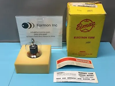 Eimac 3-500Z Electron Tube 94-63116-00 Varian RF 140828 • $950