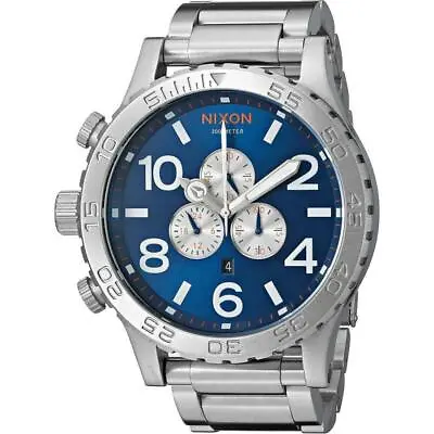 BRAND New NIXON Watch Blue Sunray A0831258 Chrono 51-30 A083-1258 51 MM Genuine • $152