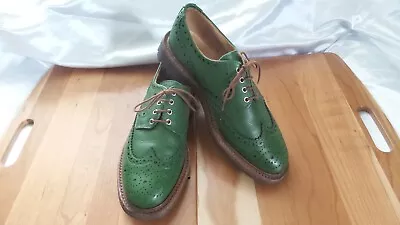 Mark McNairy 8570NG Lime Green Goodyear Welt Brogue US 9 Made In England Excellt • $215