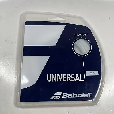 Babolat Syn Gut Wraps Universal 130 / 16 Tennis String - 12m / 40' - Clear • $8.99