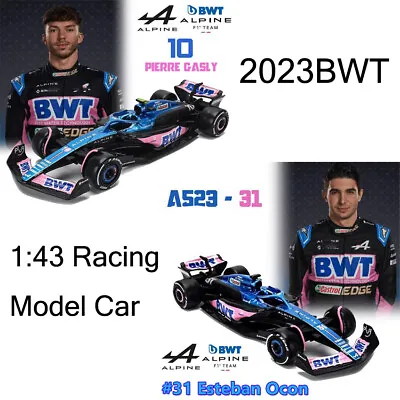 Bburago 2023 BWT Alpine F1 A523 #10 #31 Diecast Pierre Gasly Model Car Toy 1:43 • $28.15