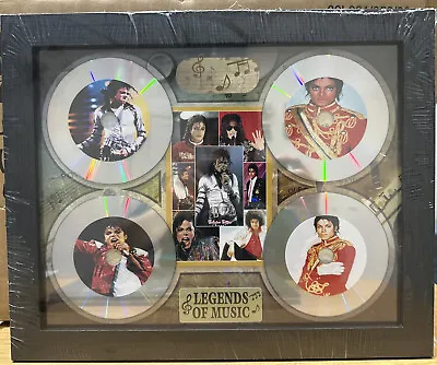 Michael Jackson Memorabilia￼ Framed Picture Presentation Disc Vinyl Pop Music • $23.93