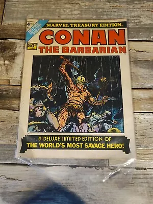 £9 • Buy Marvel Treasury Edition #4 Conan The Barbarian (1975)