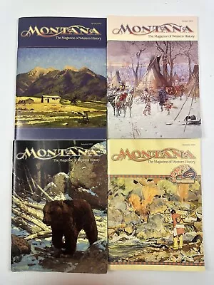 Montana The Magazine Of Western History Lot 4 2002 Summer Spring Winter Autumn • $7.95