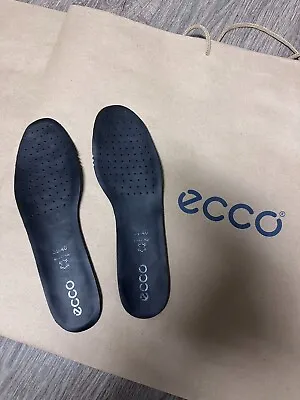ECCO WOMEN'S MEN'S COMFORT SLIM INSOLE Moisture-wicking Vegetable Tanned Leather • $15.98
