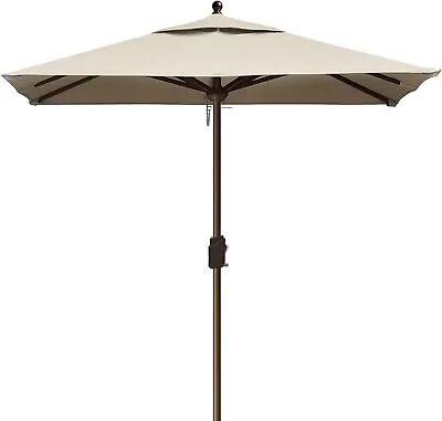 EliteShade6x6Ft Square Sunumbrella Patio Outdoor Table Umbrella With Ventilation • $89.99