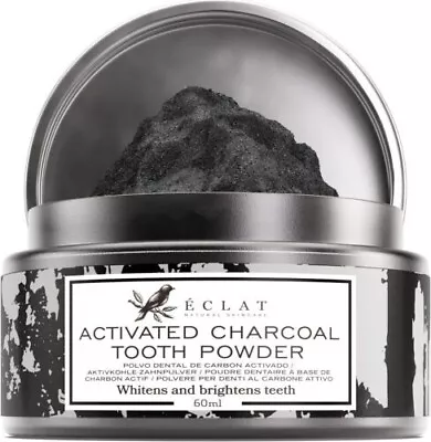 100% Pure Organic Carbon Activated Charcoal For Teeth Whitening Powder From...  • £6.99