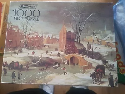 Marks And Spencer  1000 Pc Jigsaw Puzzle  Winter Scene • £6