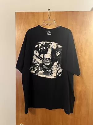 Universal Studios Rock Rebel Vintage T-Shirt Original Monsters Frankenstein XXL • $79.99