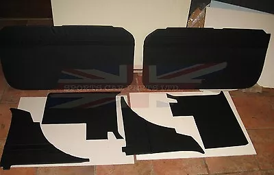 New 6 Piece Interior Panel Set With Door Panels MGB 1965-1967 Black • $429.95