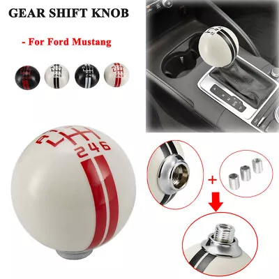 6 Speed Manual Gear Shift Knob Shifter Handle For Ford Mustang Shelby GT500 • $20.28