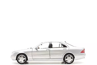 Norev 1:18 Mercedes-Benz S55 AMG (W220) In Brilliant Silver Metallic • $139.99