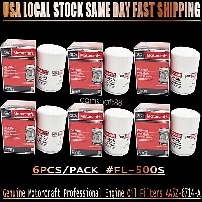 Genuine Motorcraft FL500S Professional Engine Oil Filter Ford AA5Z6714A 6 Pack • $47.99