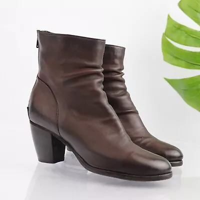 L'Idea By Lori Women's Boot Size 38 7.5 Block Heel Bootie Boho Western Rustic • $89.74