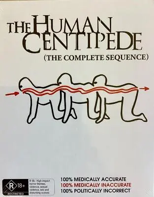 The Human Centipede - The Complete Sequence - New Blu-ray - Free Local Post • $39.95