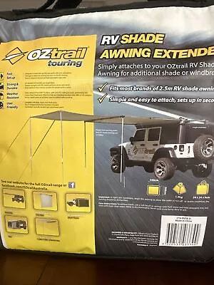 NEW Oztrail RV Shade Awning Extender | Versatile Shelter For 4WD Awnings #1 • $39.99