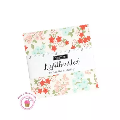 Moda LIGHTHEARTED  Camille Roskelley CHARM PACK 42- 5  Squares Quilting Fabric • $11.95