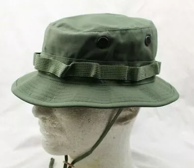 Vietnam Shooter's 2  Short Brim Boonie Cover - Olive Drab Boonie Hat -Govt Issue • $28.95