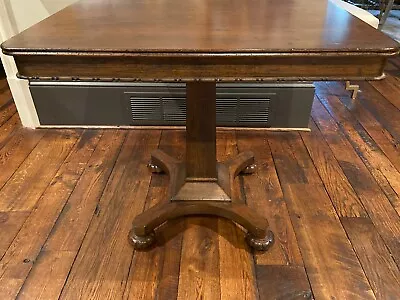 Habersham Home Library Table Distressed Wood Finish $3000 Stunning! • $1199